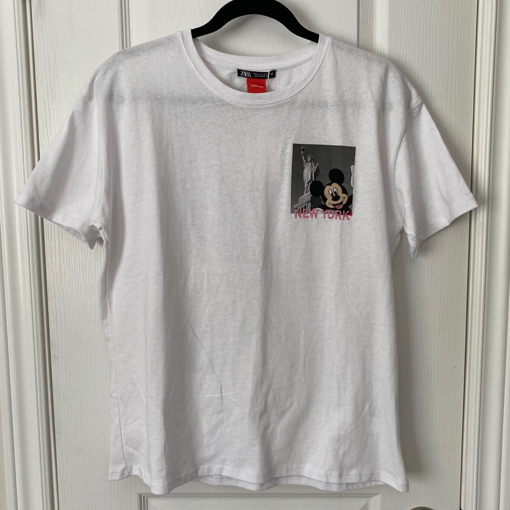 Zara Mickey Mouse NYC T Shirt